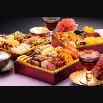 冷凍おせち 2～3人前 博多久松 洋風本格三段重おせち「Sakurazaka」6.5寸三段重【販売終了日：2025月12月10日】