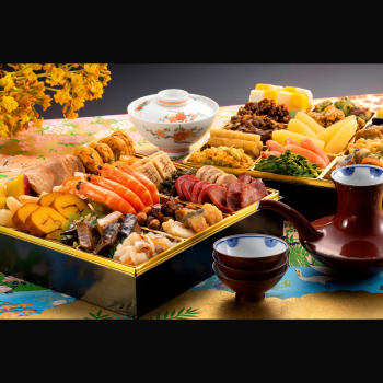 冷凍おせち 3人前 博多久松 和洋折衷定番おせち「春日」特大8寸二段重【販売終了日：2025月12月10日】