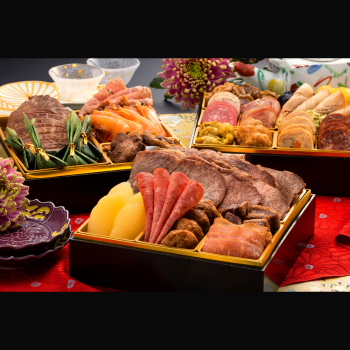 冷凍おせち 5人前 博多久松 厳選豪華オードブルおせち「肉づくし重」三段重6.5寸【販売終了日：2025月12月10日】