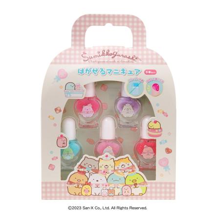 キャラクター はがせるマニキュア5本セット マニキュア すみっコぐらし