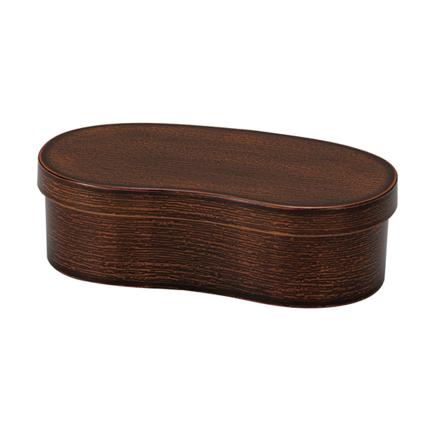 抗菌 わっぱ 一段ランチBOX はんごう型 茶