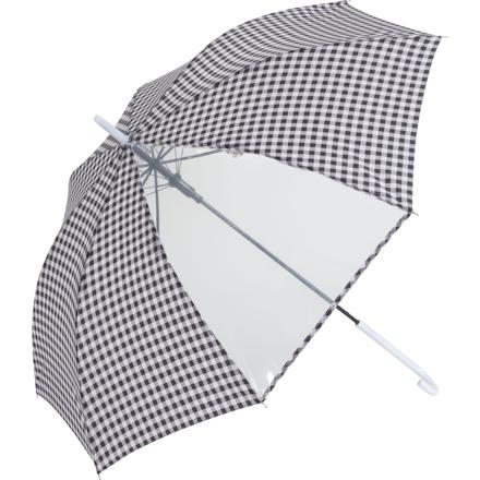 キッズ ジャンプ傘 58cM 長傘 ギンガムブラック