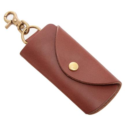 栃木レザーキーケース 02.ダークブラウン