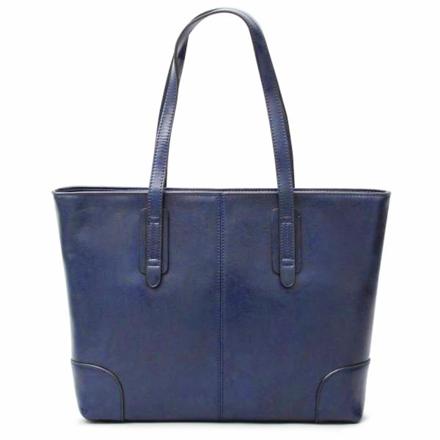 REGiSTA Split Leather Tote Bag NAVY