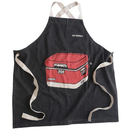 AND PACKABLE バッククロスタイプエプロン クーラーボックス.BK