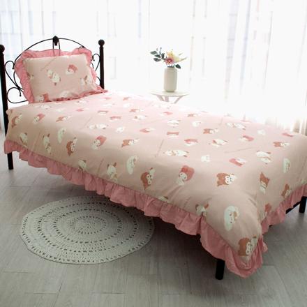 キャラクター フリル ふとんカバー 3点セット サンリオミックス