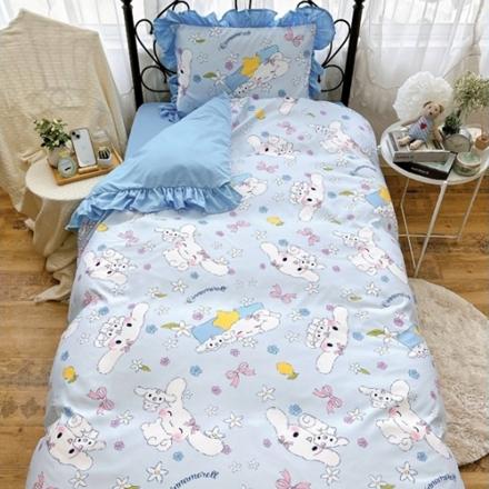 キャラクター フリル ふとんカバー 3点セット シナモロール