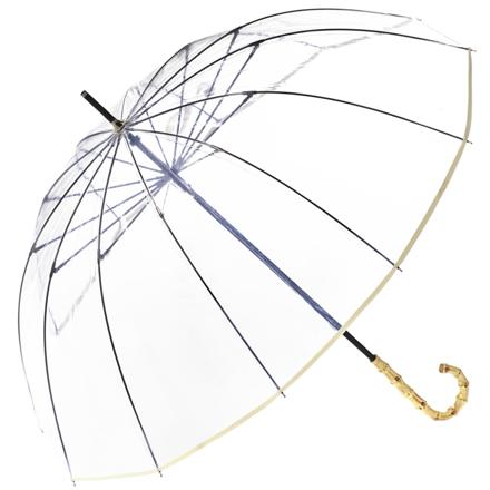 because クリアアンブレラ 12フレーム ホワイト