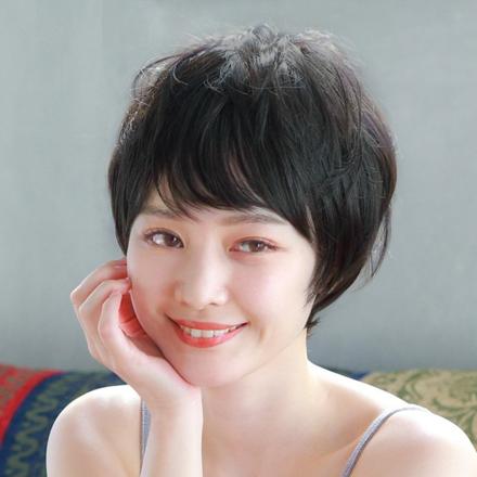 プリシラ 帽子ウィッグ ショート BO-01 ショコラブラック