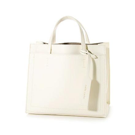 cache cache カシュカシュ パーティションミニトート アイボリー