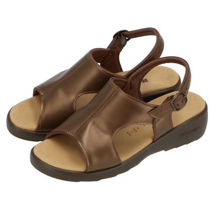 クロワッサン レディースサンダル CR4595 Mサイズ ブラウン