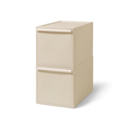 Like-it クローゼットシステムセット L 2個組 引出し2個組 ベージュ