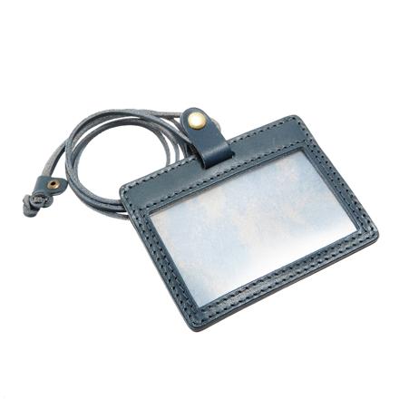 栃木レザー IDカードホルダー D0440N IDカードホルダー ネイビー