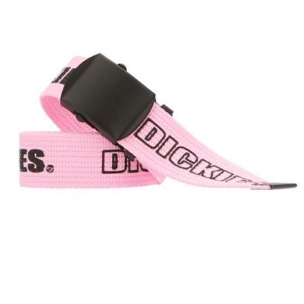 ディッキーズ Dickies ロゴプリントGIベルト ピンク