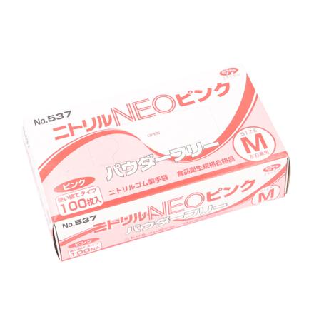 ニトリルNEO パウダーフリー Mサイズ ピンク