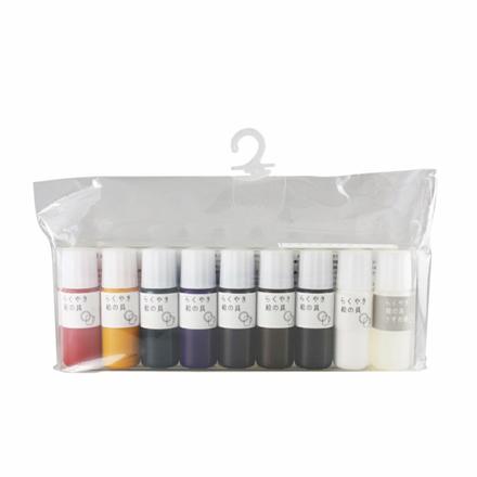 らくやき絵の具９色セット 9色
