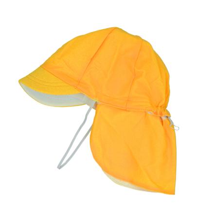 フラップ付き体操帽子 取り外しタイプ 幼児フリー(53-58cm) 02イエロー