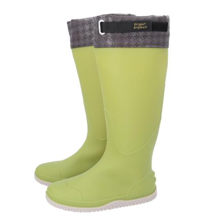 農業専用長靴ロング 京の農林女子モデル SSサイズ（22.5-23.5） ピスタチオグリーン