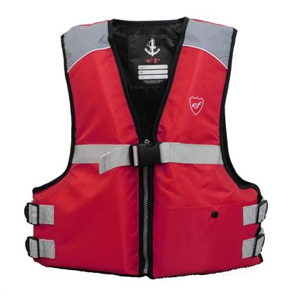 簡易型フローティングベスト レッド