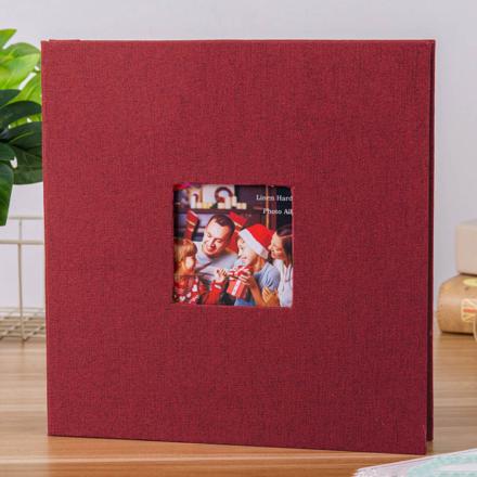 貼るタイプ アルバム 大容量 galbum480 レッド