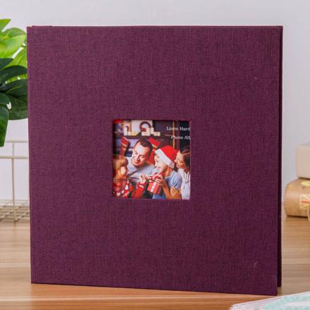 貼るタイプ アルバム 大容量 galbum480 パープル