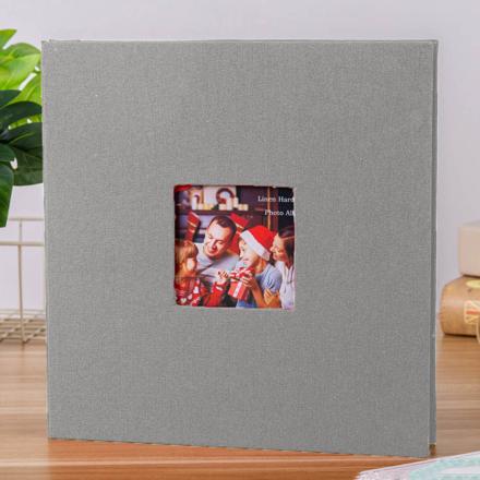 貼るタイプ アルバム 大容量 galbum480 グレー