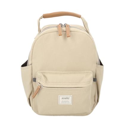 anelloGRANDEモッテ ハンドル付きミニリュック BE.ベージュ