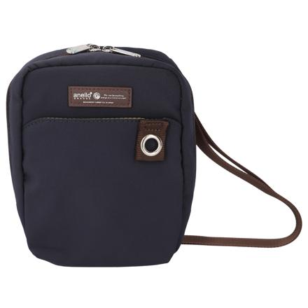 anelloGRANDE ファム 縦型ウォレットショルダー GHW0001 NV.ネイビー