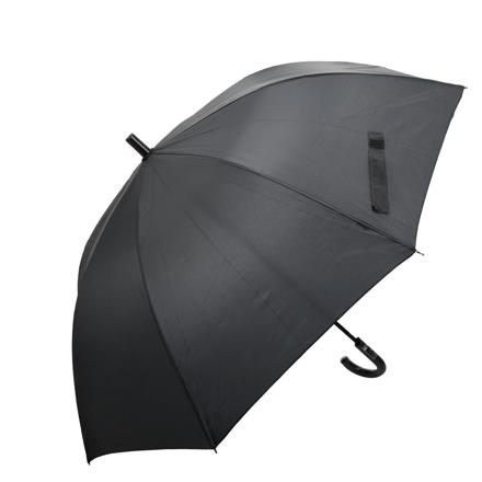 開くと大きい紳士耐風傘 65cM 長傘 ブラック