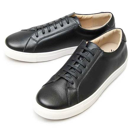 glabella Split Leather Sneakers Sサイズ(25.0-25.5cm) BLACK