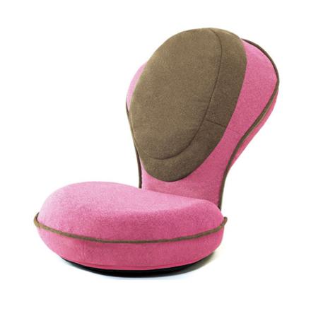 背筋がGUUUN 美姿勢座椅子リッチ ラズベリーピンク