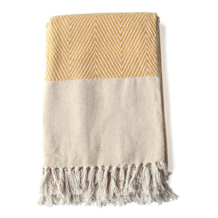 コットンスロー マルチクロス 49087.イエロー