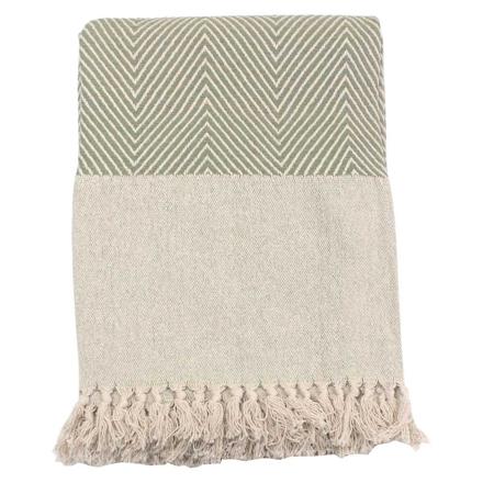 コットンスロー マルチクロス 52724.オリーブ