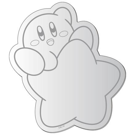 壁に貼るインテリアミラー カービィ/ワープスター