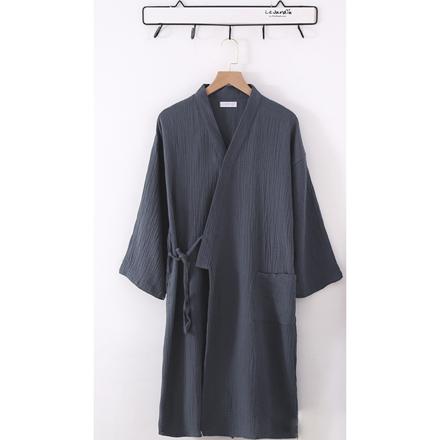 バスローブ kbathrobe02 XLサイズ 男×ダークグレー