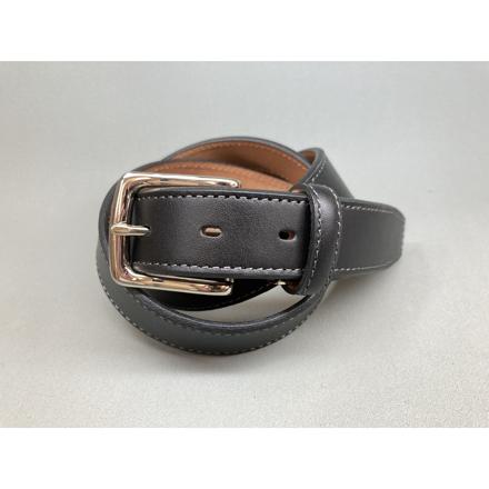 革工房いんのしま 一枚革風ベルト クロ