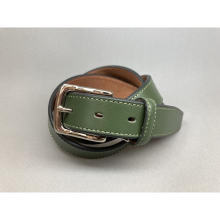 革工房いんのしま 一枚革風ベルト グリーン