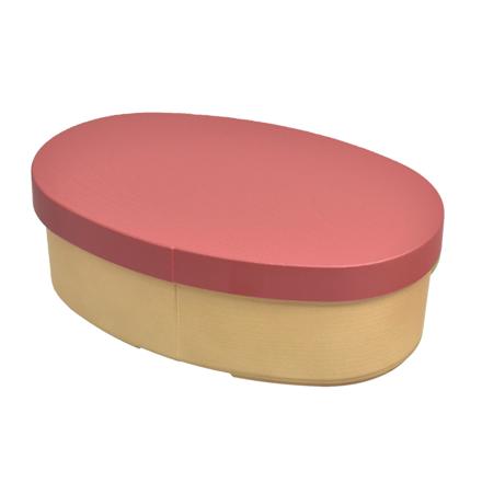 やさしい彩り 抗菌 小判弁当箱 あかね