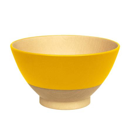 やさしい彩り 抗菌 飯椀 れもん