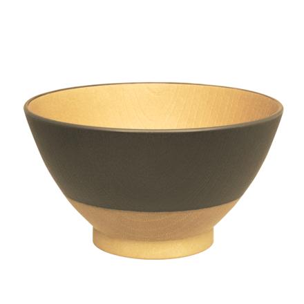 やさしい彩り 抗菌 飯椀 くるみ