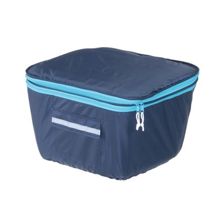 川住製作所 2段式 大型 角型 前カゴカバー KW-787 ネイビー