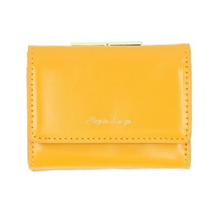 Legato Largo がま口三ツ折りサイフ LJ-E1103 MUS.マスタード