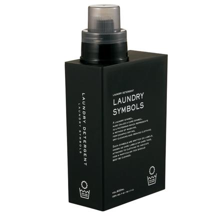 LAUNDRY SYMBOLS 詰め替えボトル ブラック