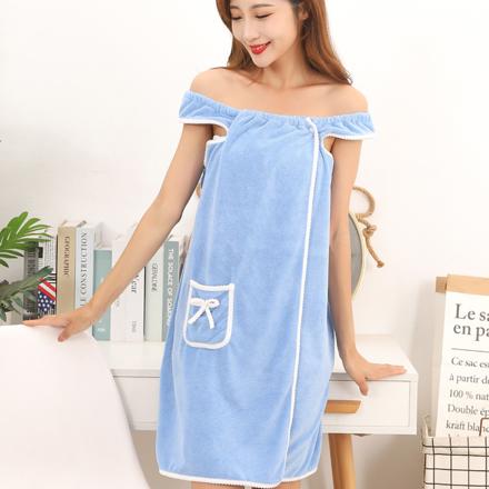 ラップタオル 着るタオル 巻きタオル おしゃれ ltw150d ブルー