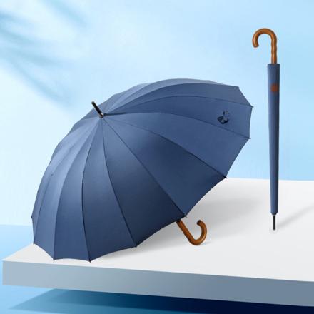 長傘 耐風 直径120cM LyuM136 長傘 ブルー