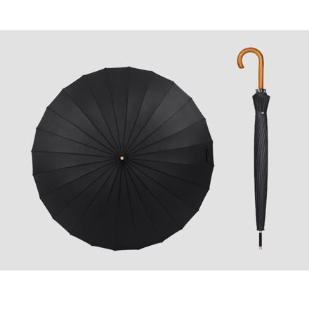 長傘 24本骨 LyuM901 長傘 ブラック