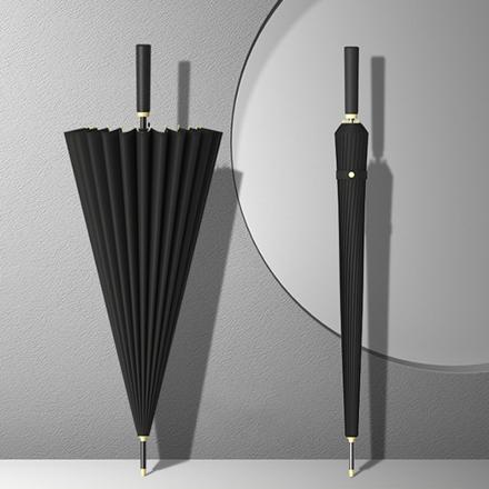 長傘 24本骨 LyuM902 長傘 ブラック