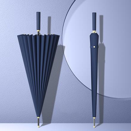 長傘 24本骨 lyum902 ネイビー