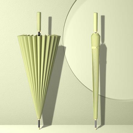 長傘 24本骨 lyum902 ライトグリーン