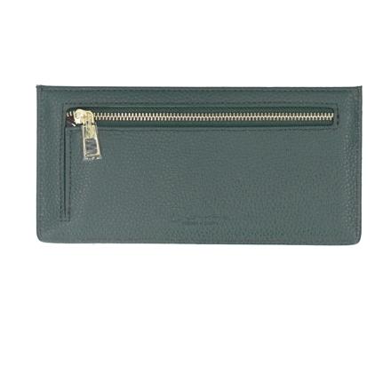 LIZ DAYS スキミング防止薄型長財布 ダークグリーン